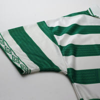 1997/99 Larsson #7 Celtic Vintage Umbro Home Football Shirt (XL)
