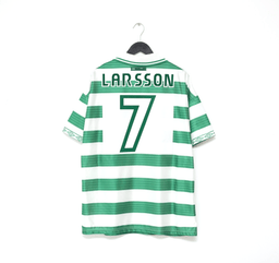 ウェア Celtic 1998/99 Uniform #7 LARSSON ウェア Celtic 1998/99