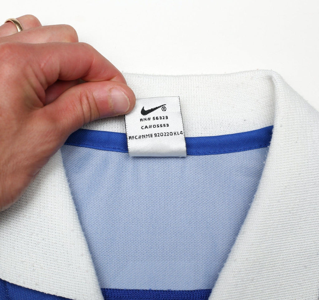 1997/99 LAUDRUP #11 Rangers Vintage Nike Home Football Shirt (L)