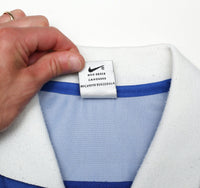 1997/99 LAUDRUP #11 Rangers Vintage Nike Home Football Shirt (L)