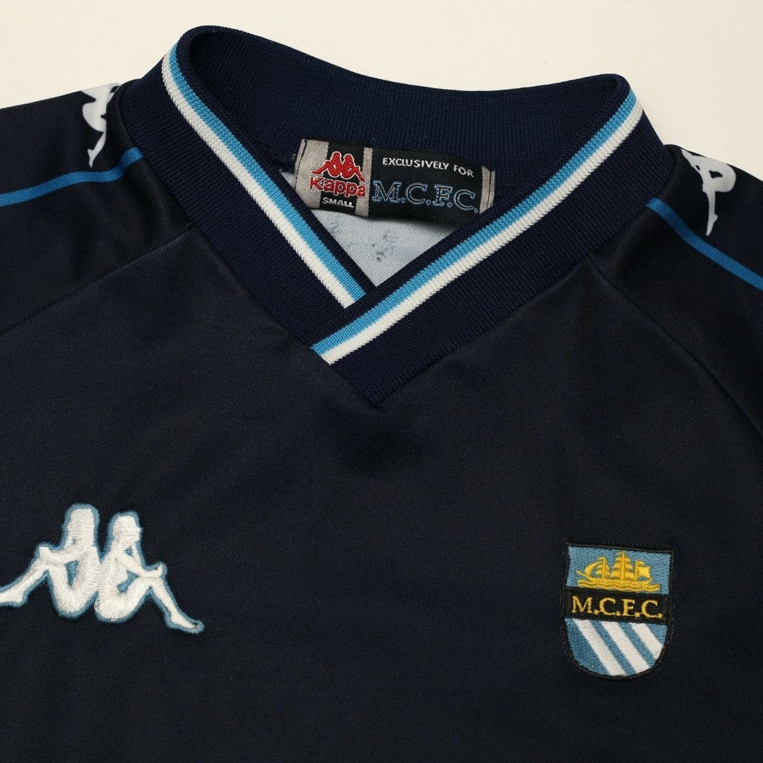 1997/99 Manchester City Vintage Kappa Away Football Shirt (S)