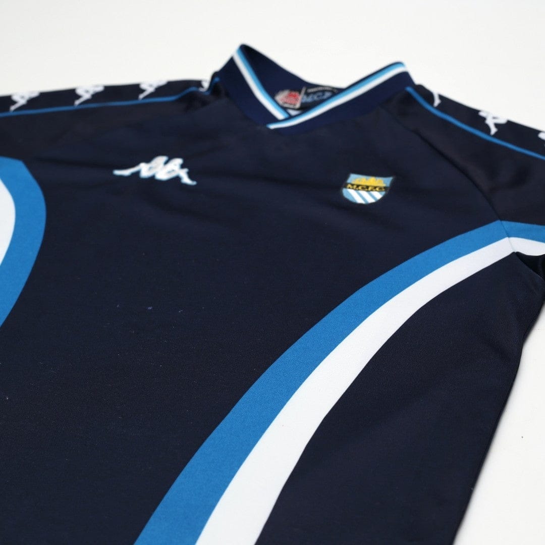1997/99 Manchester City Vintage Kappa Away Football Shirt (S)