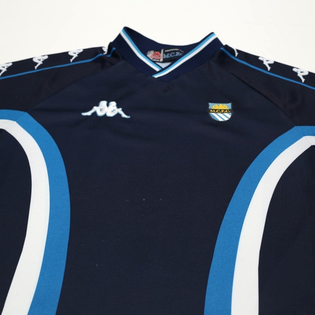 1997/99 Manchester City Vintage Kappa Away Football Shirt (S)