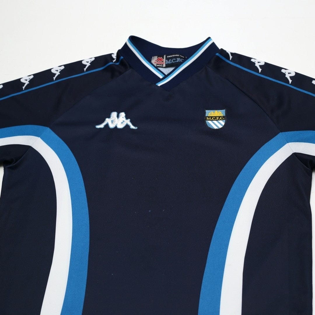 1997/99 Manchester City Vintage Kappa Away Football Shirt (S)