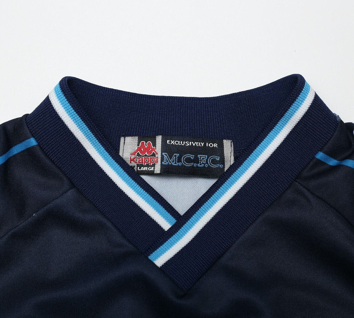 1997/99 MANCHESTER CITY Vintage Kappa Football Training Shirt (XL)