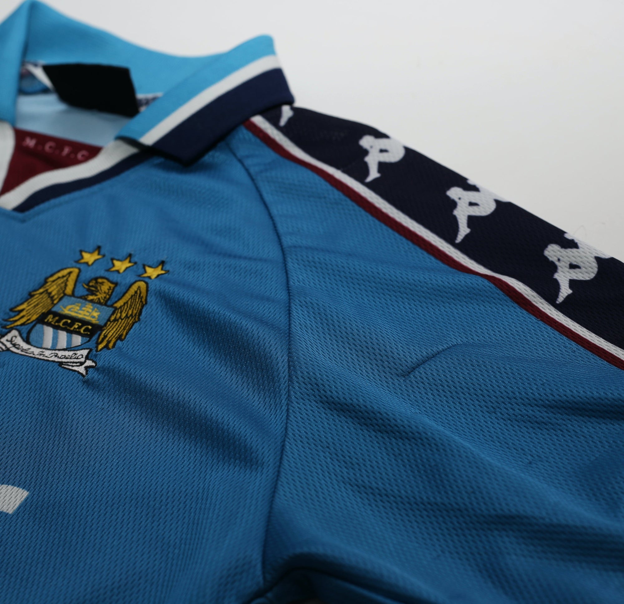 1997/99 MANCHESTER CITY Vintage Kappa Home Football Shirt (S)