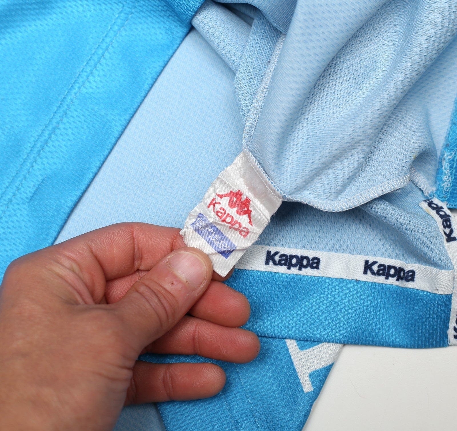 1997/99 MANCHESTER CITY Vintage Kappa Long Sleeve Home Football Shirt (XL)