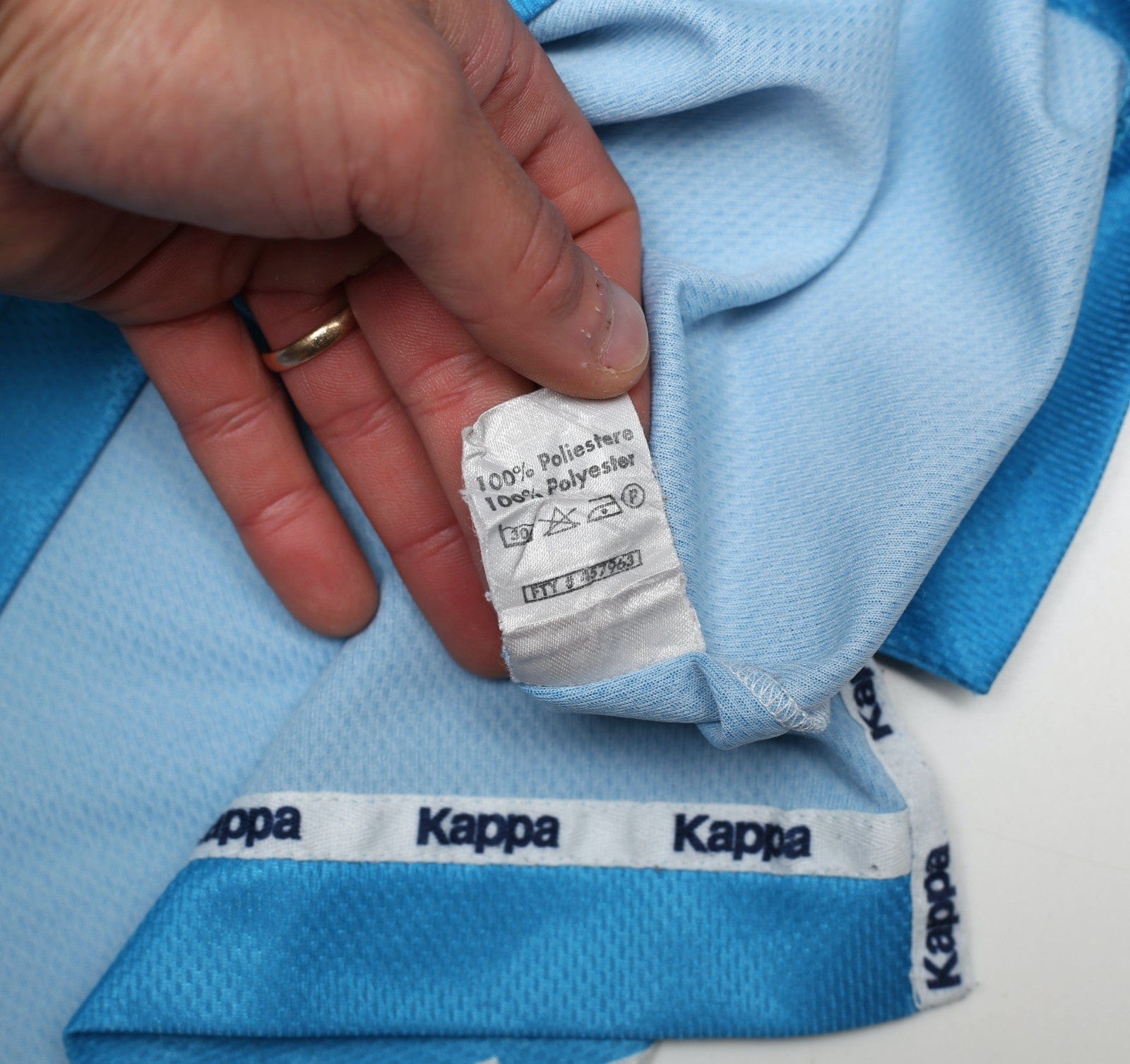 1997/99 MANCHESTER CITY Vintage Kappa Long Sleeve Home Football Shirt (XL)