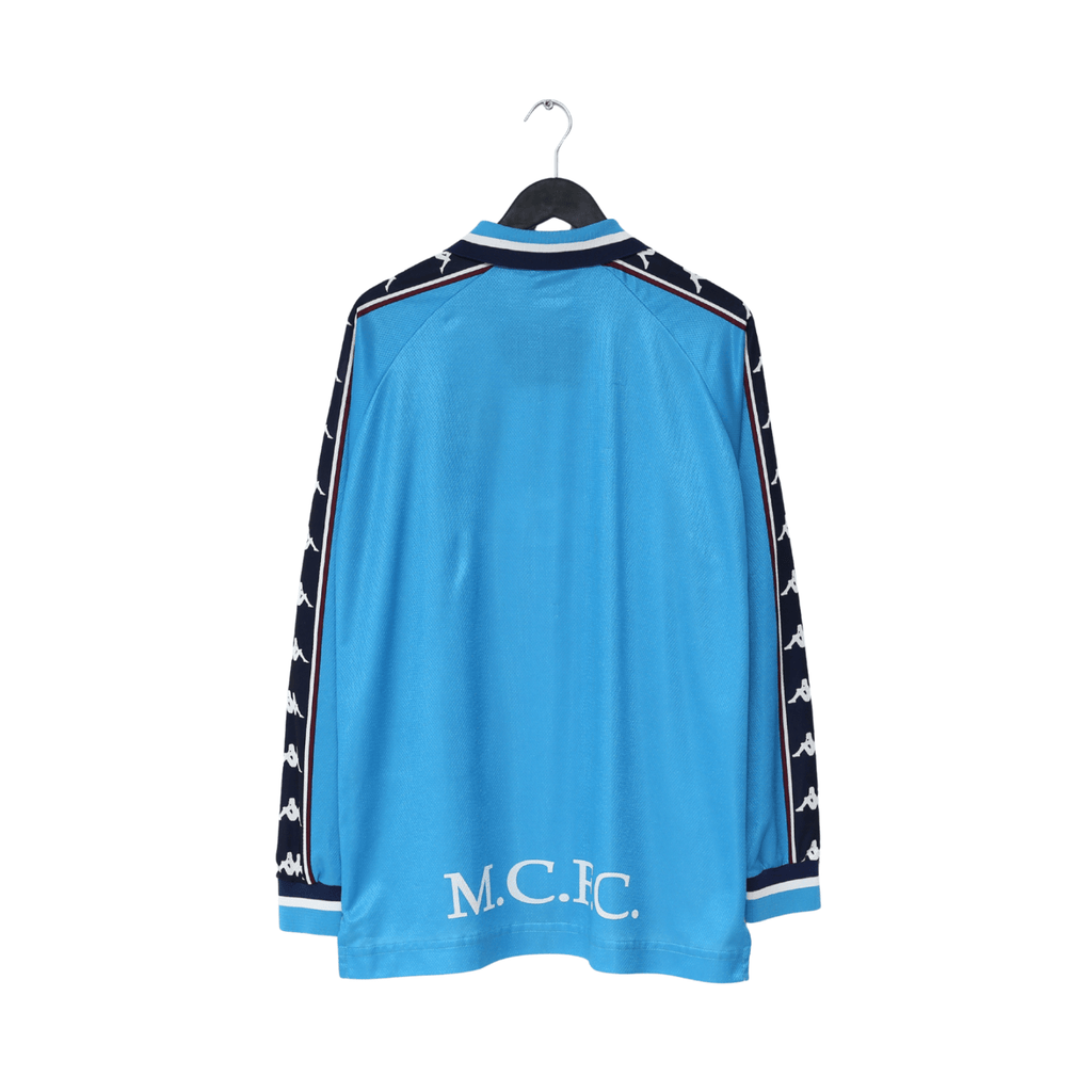 1997/99 MANCHESTER CITY Vintage Kappa Long Sleeve Home Football Shirt (XL)