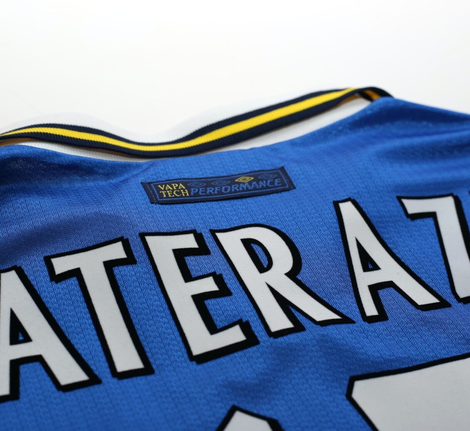 1997/99 MATERAZZI #15 Everton Vintage Umbro Home Football Shirt (XL) Italy Inter