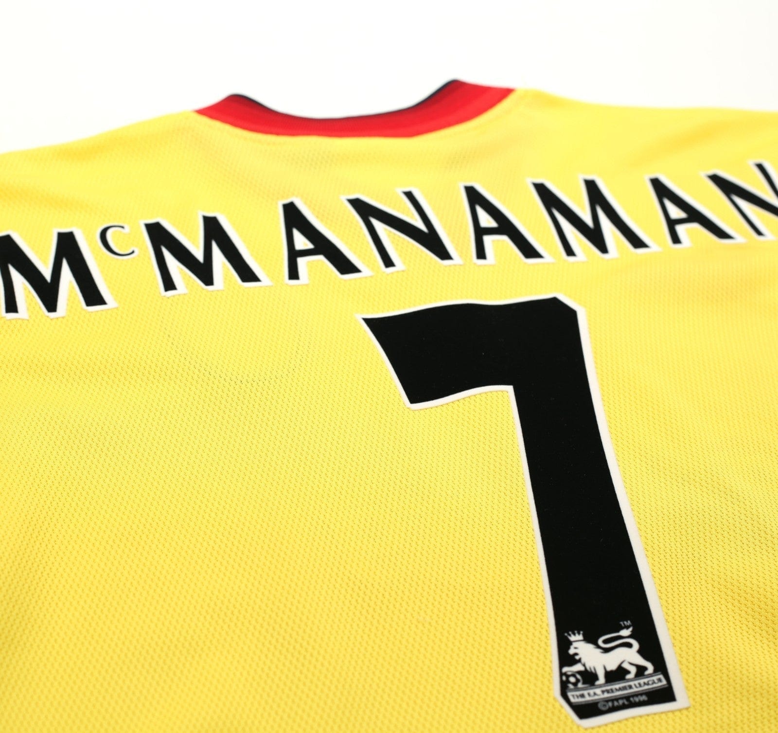 1997/99 McMANAMAN #7 Liverpool Vintage Reebok Away Football Shirt (M) 38/40