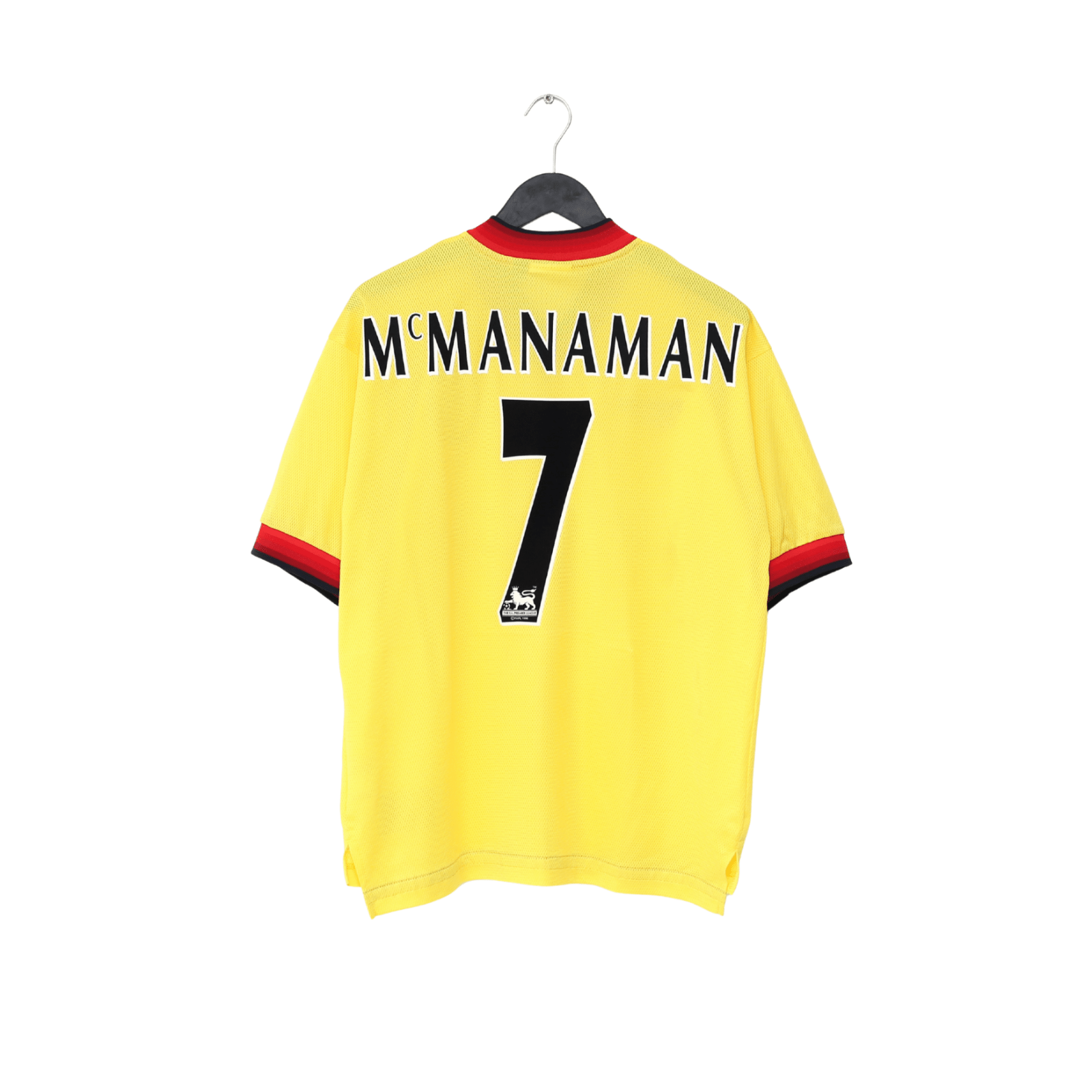 1997/99 McMANAMAN #7 Liverpool Vintage Reebok Away Football Shirt (M) 38/40