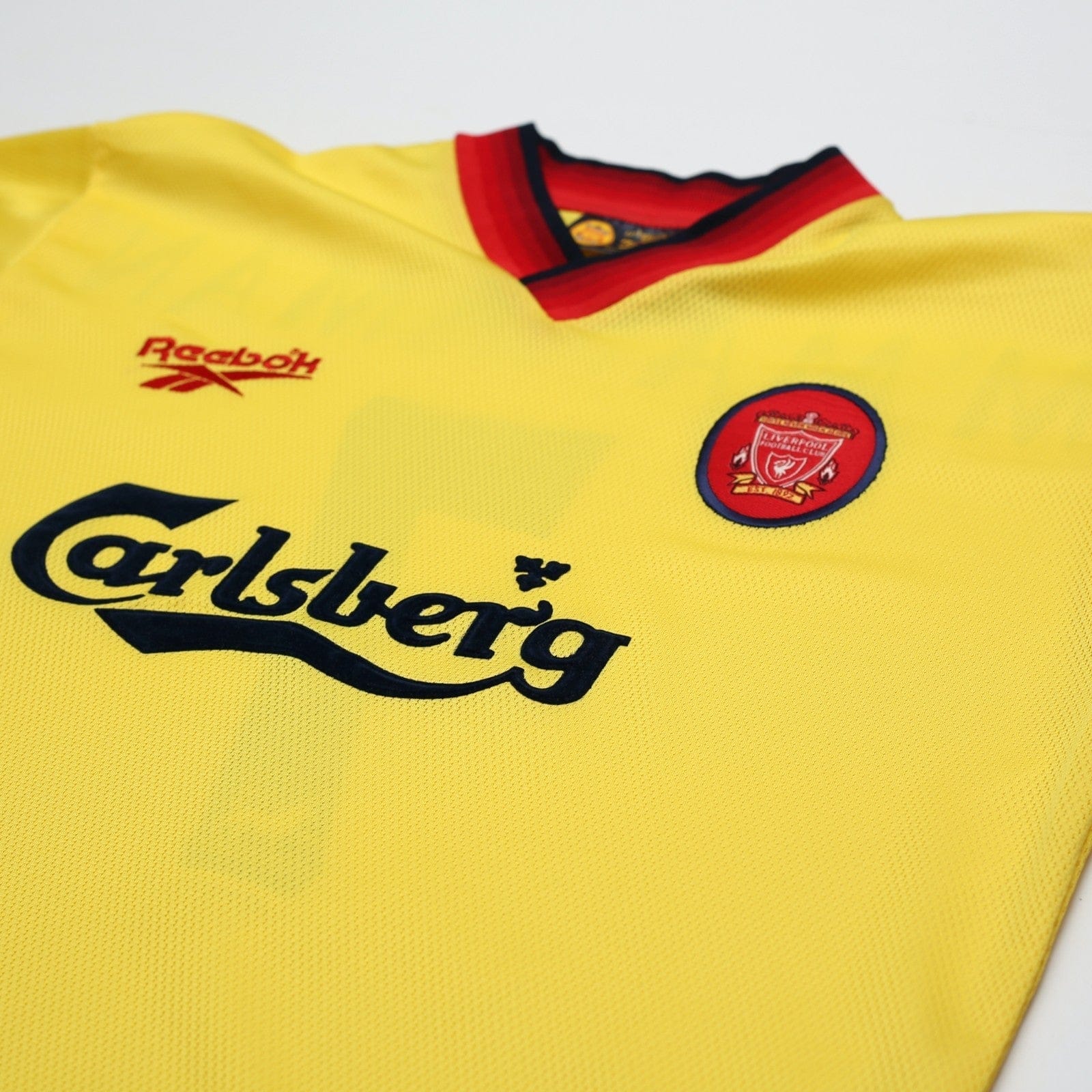 1997/99 McManaman #7 Liverpool Vintage Reebok Away Football Shirt (S) 34/36