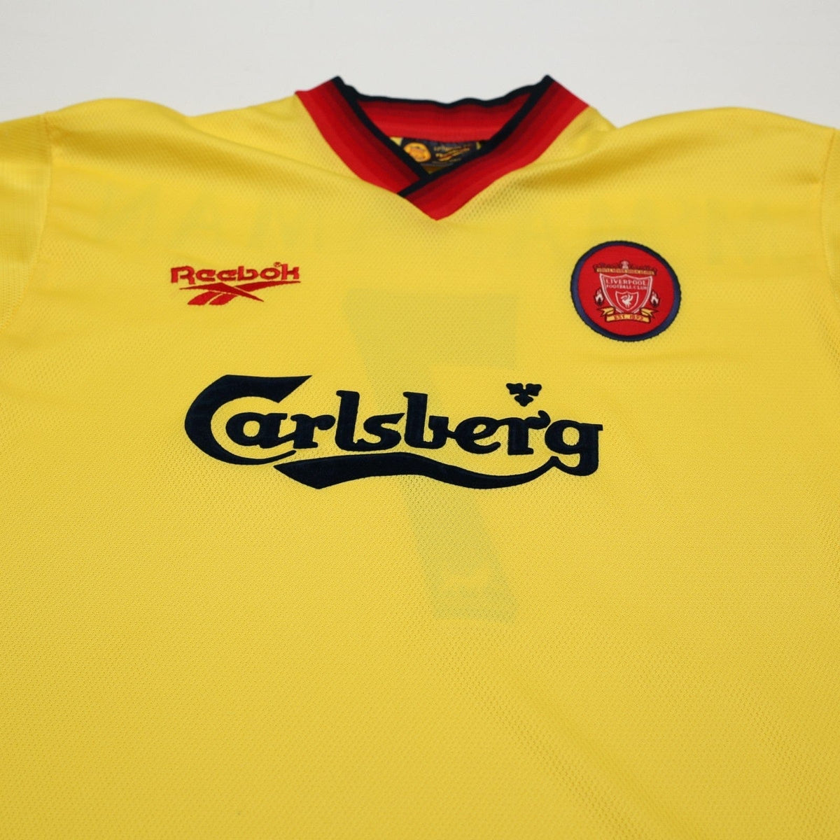 1997/99 McManaman #7 Liverpool Vintage Reebok Away Football Shirt (S) 34/36