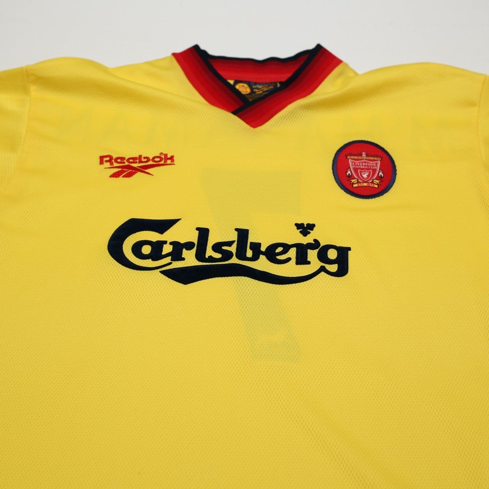 1997/99 McManaman #7 Liverpool Vintage Reebok Away Football Shirt (S) 34/36