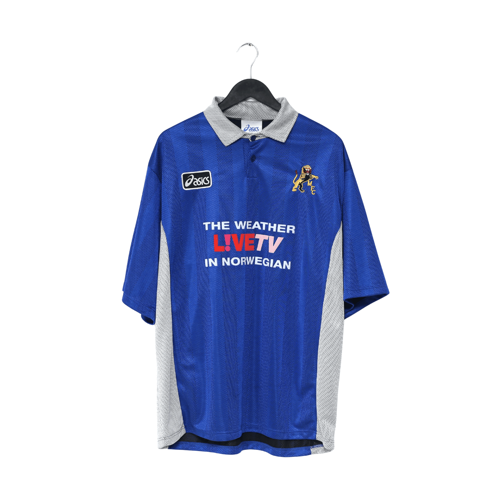 1997/99 MILLWALL Vintage Asics 'Live TV' Home Football Shirt (XL/XXL)