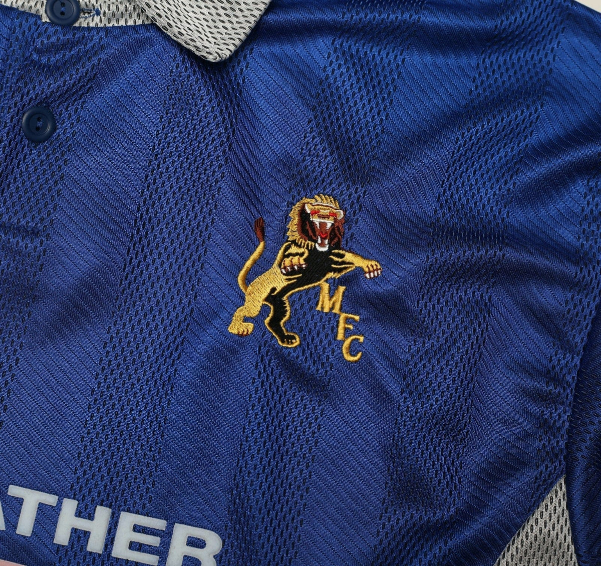 1997/99 MILLWALL Vintage Asics 'Live TV' Home Football Shirt (XL/XXL)