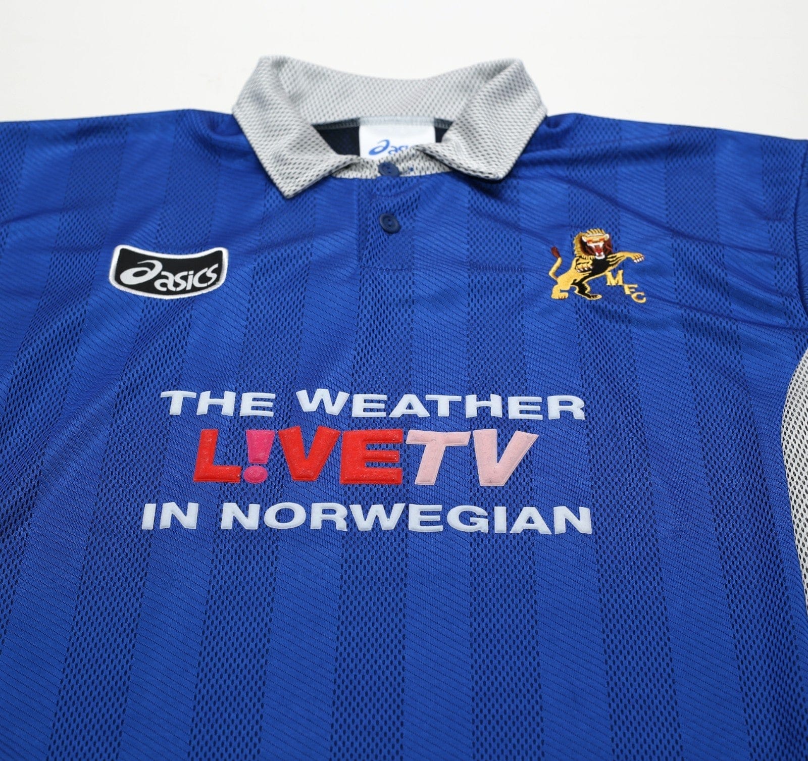 1997/99 MILLWALL Vintage Asics 'Live TV' Home Football Shirt (XL/XXL)