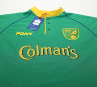 1997/99 NORWICH CITY Retro PONY Reissue Away Football Shirt