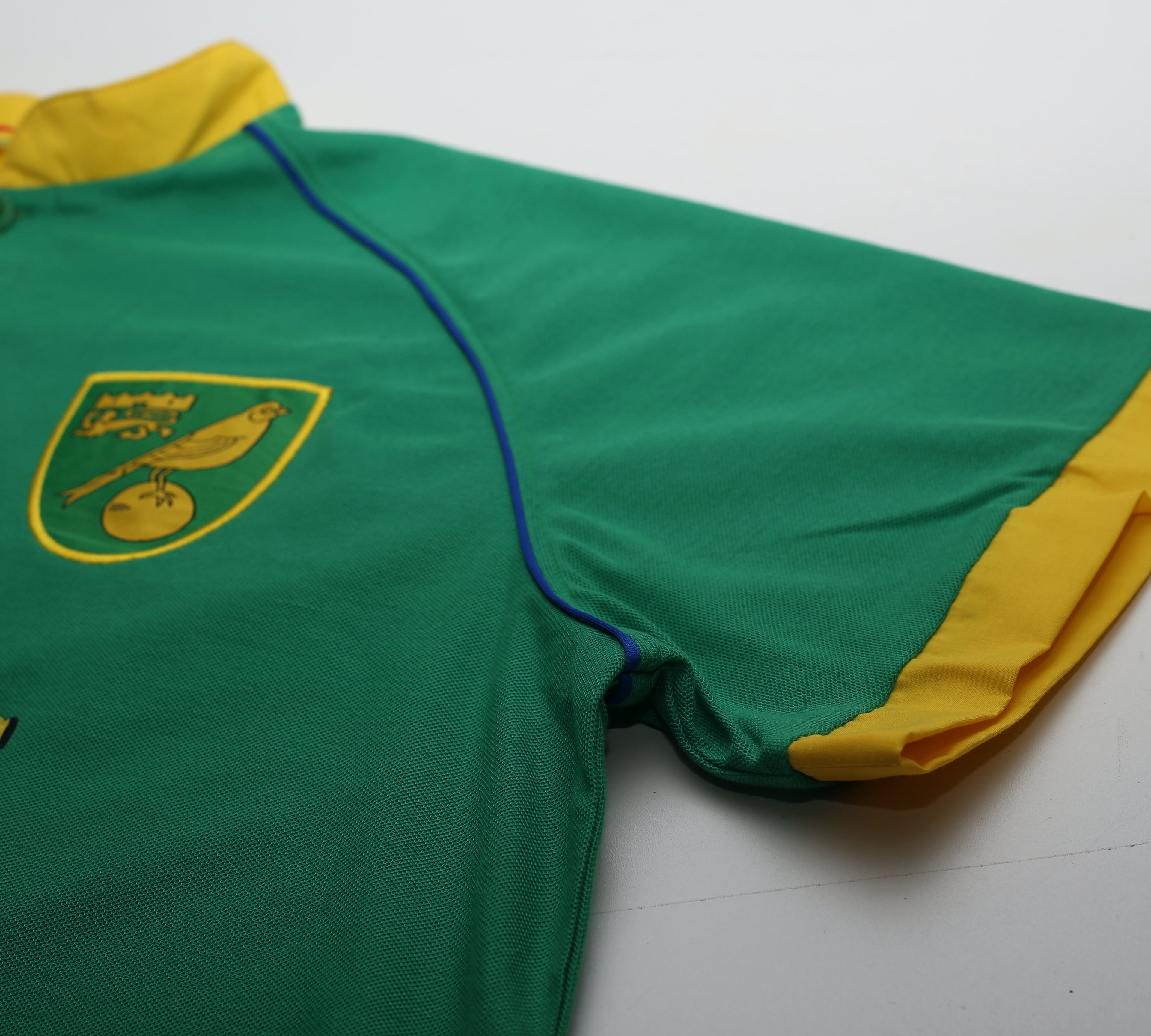 1997/99 NORWICH CITY Retro PONY Reissue Away Football Shirt