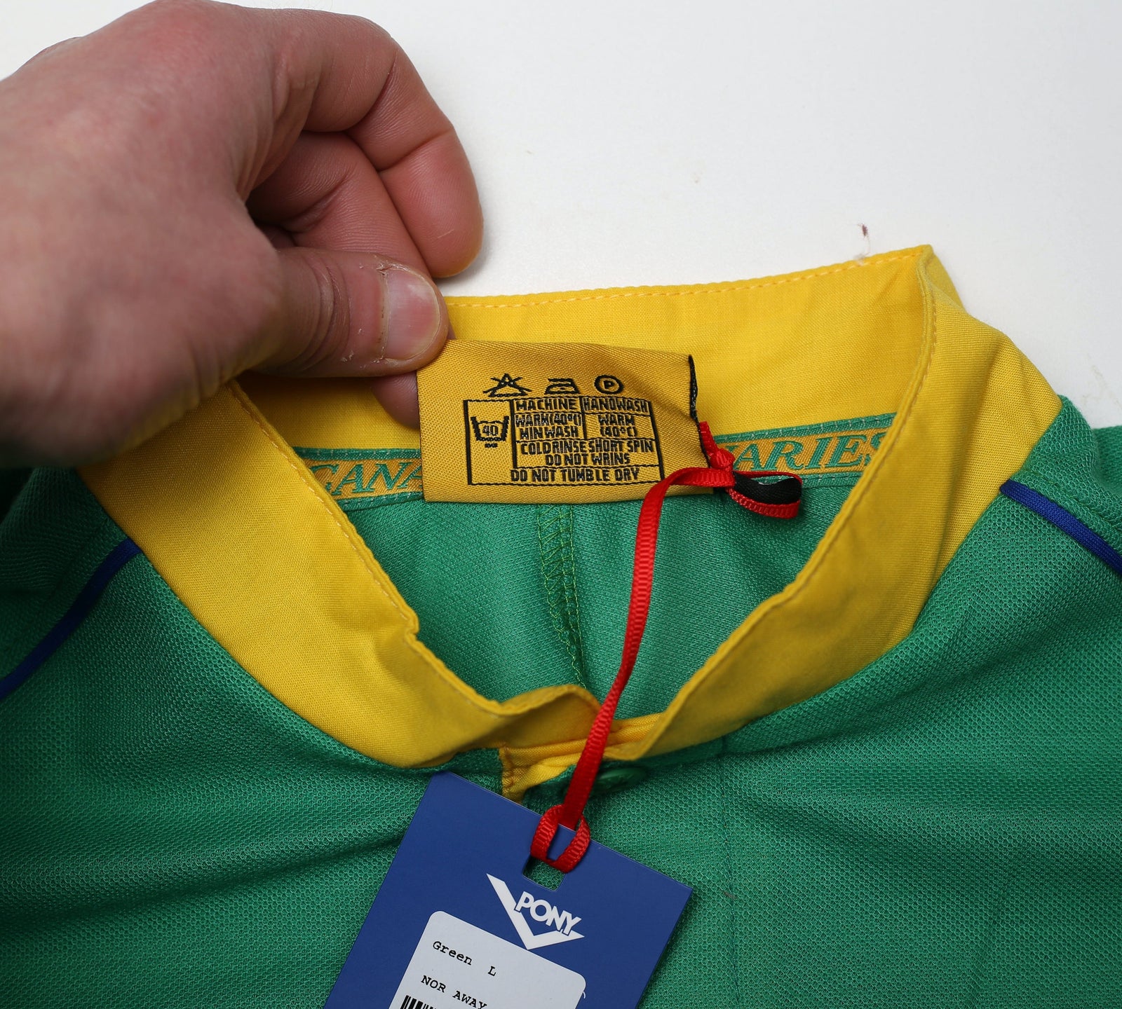 1997/99 NORWICH CITY Retro PONY Reissue Away Football Shirt