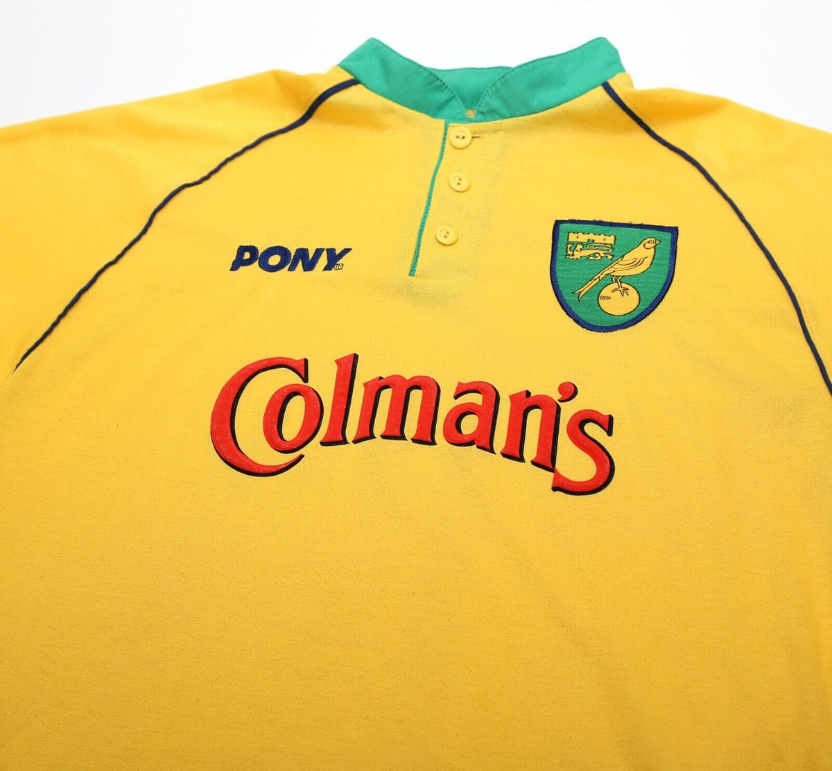 1997/99 NORWICH CITY Vintage PONY Home Football Shirt (XXL)