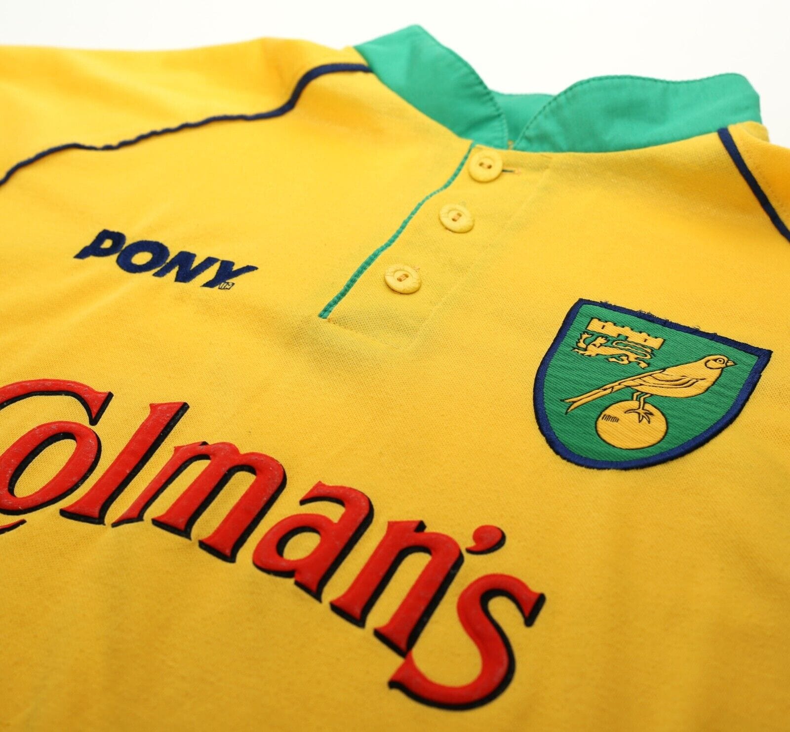 1997/99 NORWICH CITY Vintage PONY Home Football Shirt (XXL)