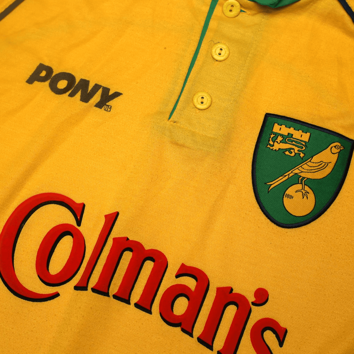 1997/99 Norwich City Vintage PONY x Bruce Oldfield Home Shirt (XL)