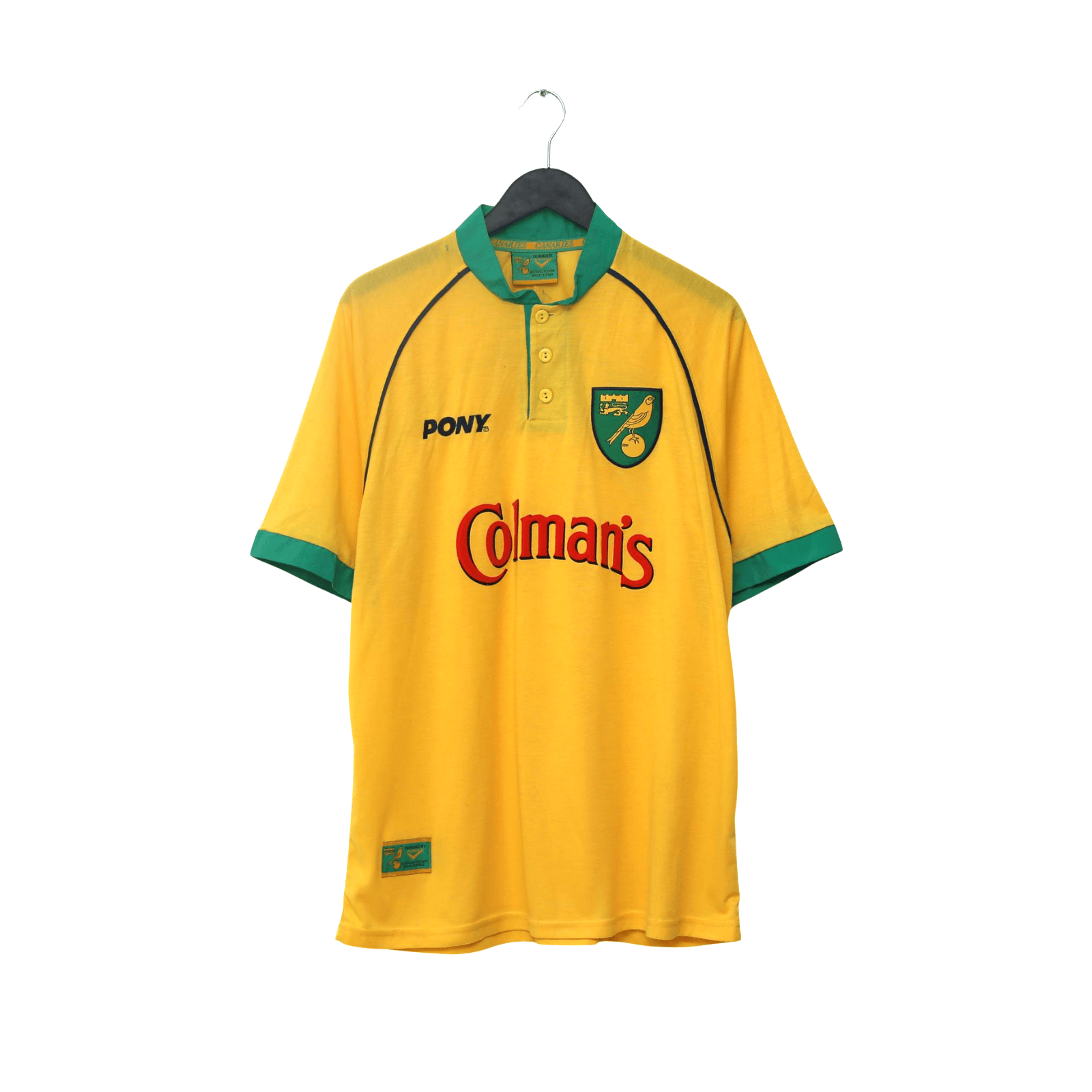 1997/99 Norwich City Vintage PONY x Bruce Oldfield Home Shirt (XL)