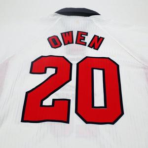 1997/99 Owen #20 England Vintage Umbro Home Football Shirt (L/XL) WC 1998