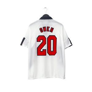 1997/99 Owen #20 England Vintage Umbro Home Football Shirt (L/XL) WC 1998