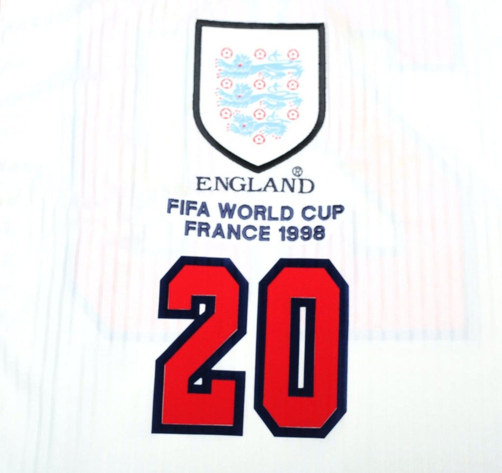 1997/99 OWEN #20 England Vintage Umbro Home Football Shirt (M/L) France WC 98