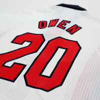1997/99 Owen #20 England Vintage Umbro Home Football Shirt (M/L) WC 1998