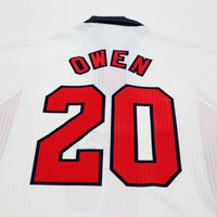 1997/99 Owen #20 England Vintage Umbro Home Football Shirt (M/L) WC 1998