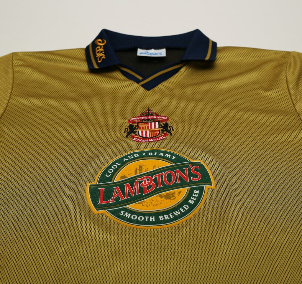 1997/99 PHILLIPS #10 Sunderland Vintage Asics Away Football Shirt (L)