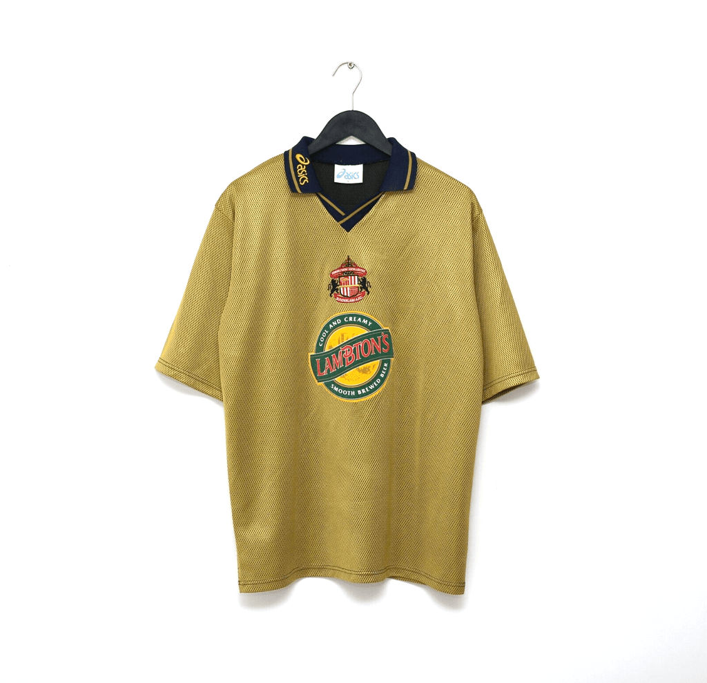 1997/99 PHILLIPS #10 Sunderland Vintage Asics Away Football Shirt (L)