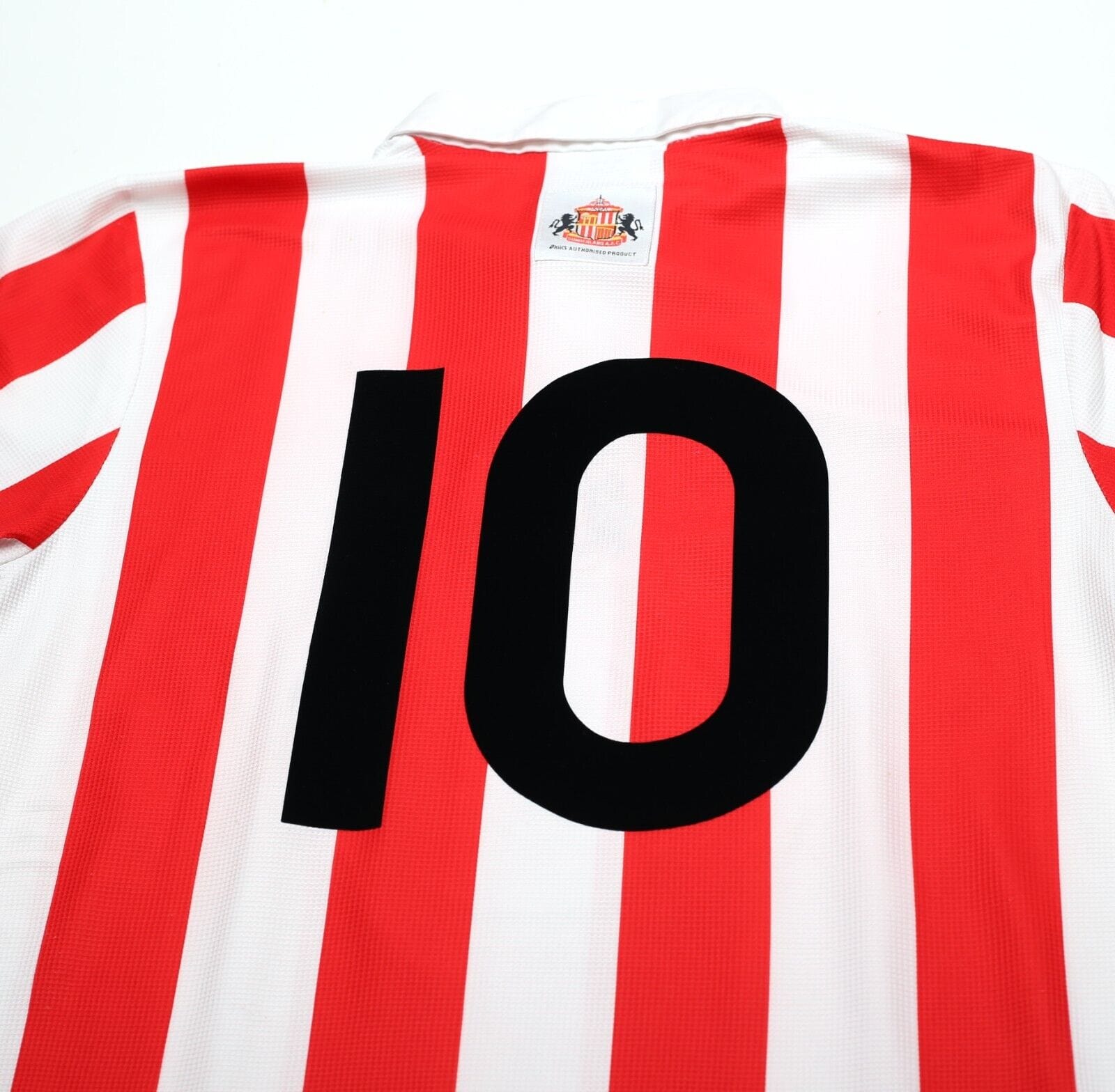 1997/99 PHILLIPS #10 Sunderland Vintage Asics Home Football Shirt Jersey (L)