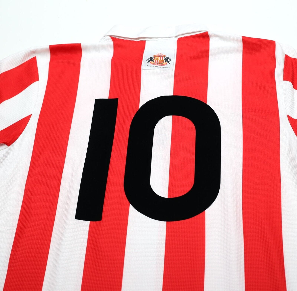 1997/99 PHILLIPS #10 Sunderland Vintage Asics Home Football Shirt Jersey (L)