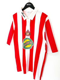 1997/99 PHILLIPS #10 Sunderland Vintage Asics Home Football Shirt Jersey (L/XL)
