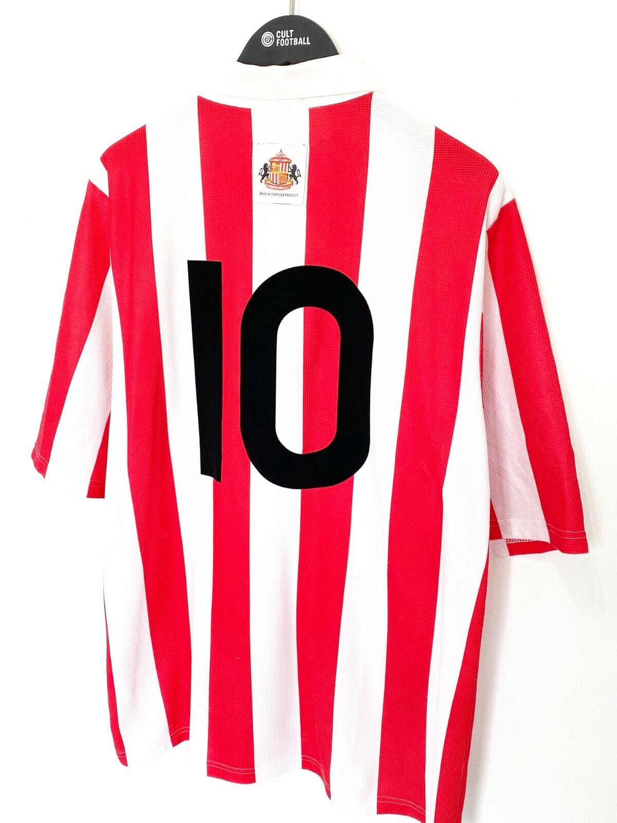 1997/99 PHILLIPS #10 Sunderland Vintage Asics Home Football Shirt Jersey (L/XL)
