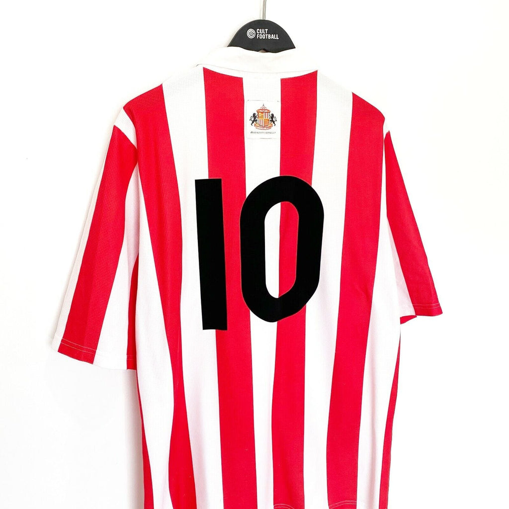1997/99 PHILLIPS #10 Sunderland Vintage Asics Home Football Shirt Jersey (L/XL)