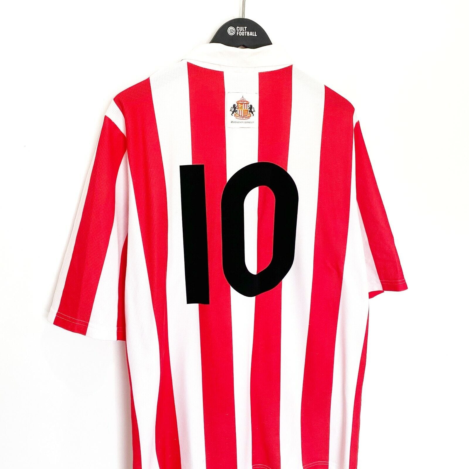 1997/99 PHILLIPS #10 Sunderland Vintage Asics Home Football Shirt Jersey (L/XL)