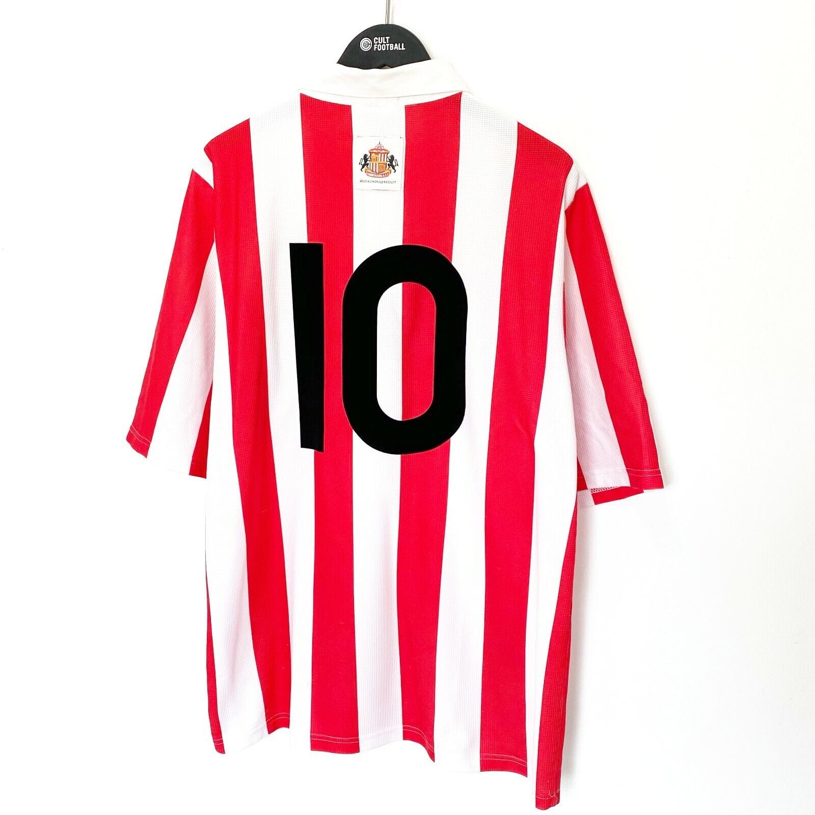 1997/99 PHILLIPS #10 Sunderland Vintage Asics Home Football Shirt Jersey (L/XL)