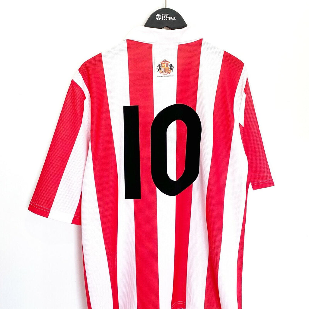 1997/99 PHILLIPS #10 Sunderland Vintage Asics Home Football Shirt Jersey (XL)