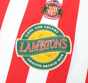 1997/99 PHILLIPS #10 Sunderland Vintage Asics Home Football Shirt (L/XL)