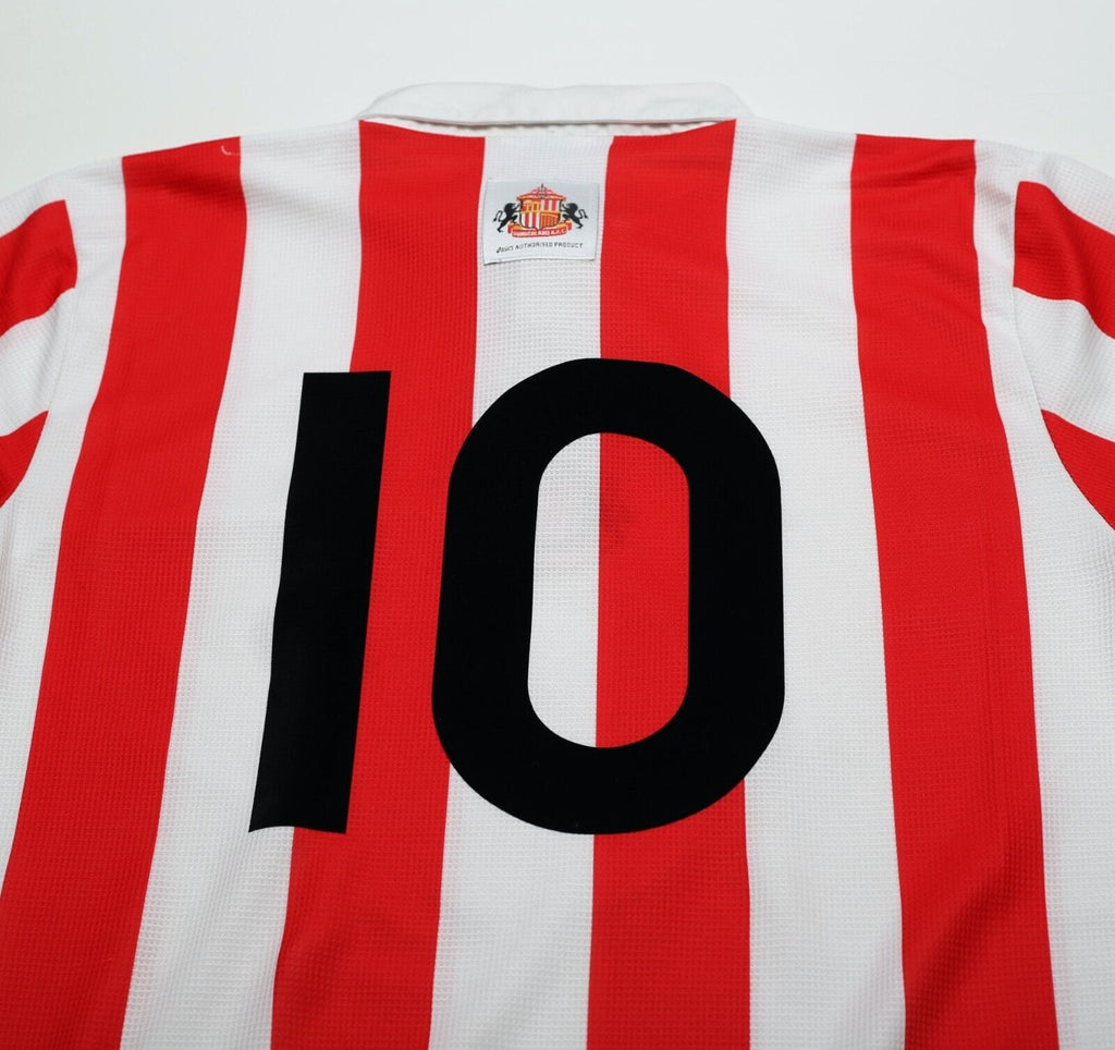 1997/99 PHILLIPS #10 Sunderland Vintage Asics L/S Home Football Shirt (XL)