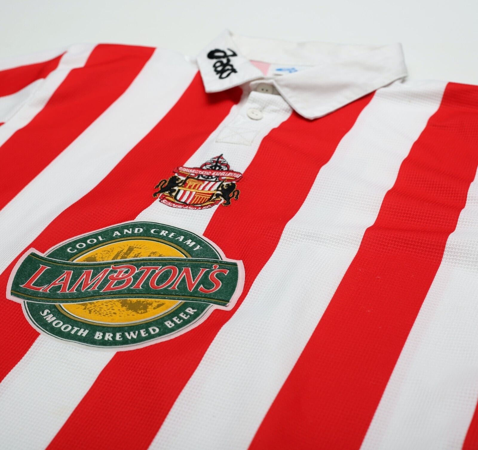 1997/99 PHILLIPS #10 Sunderland Vintage Asics L/S Home Football Shirt (XL)