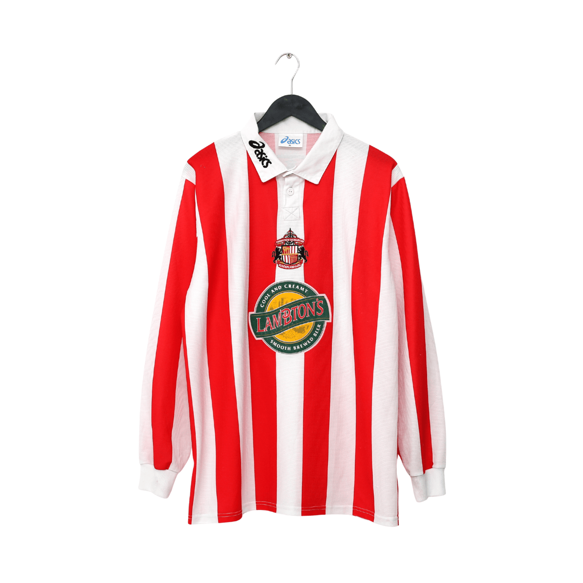 1997/99 PHILLIPS #10 Sunderland Vintage Asics L/S Home Football Shirt (XL)