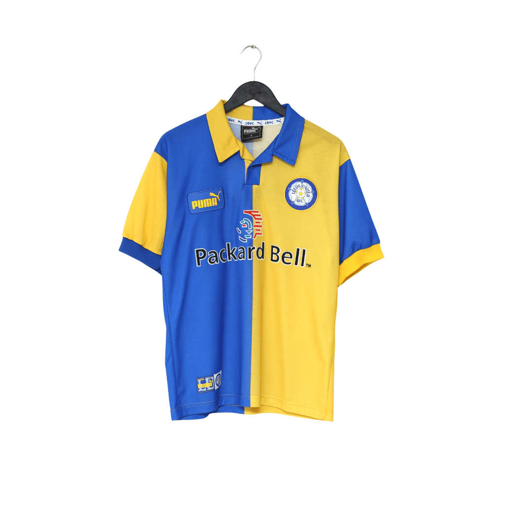 1997/99 RADEBE #5 Leeds United Vintage PUMA Away Football Shirt (S/M)