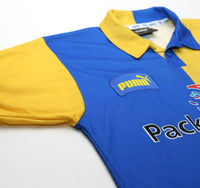 1997/99 RADEBE #5 Leeds United Vintage PUMA Away Football Shirt (S/M)